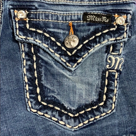 Miss Me signature Shorts Distressed Size 25 EUC - Picture 11 of 13